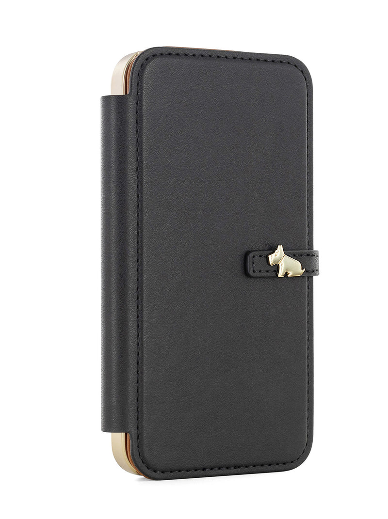 Radley Folio Case for iPhone SE 2022 / 2020 / 8 / 7 Black Butterscotch Pale Gold